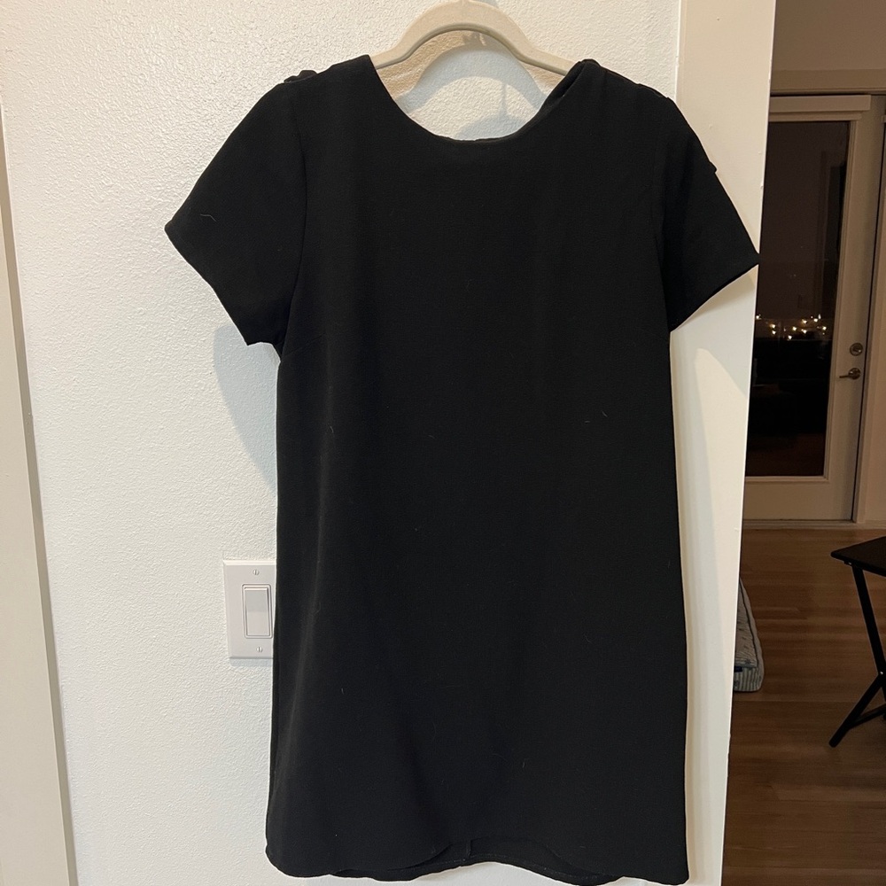One Clothing Black Textured Dress